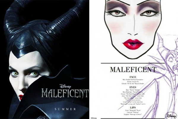 Angelina Jolie MAC Disney Maleficent Ad