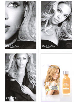 Beyonce Knowles L'Oreal beauty celebrity endorsements