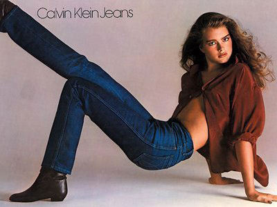 Brooke Shields for Calvin Klein Jeans
