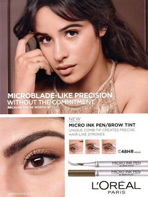 Camila Cabello - L'Oreal Micro Ink Pen ad