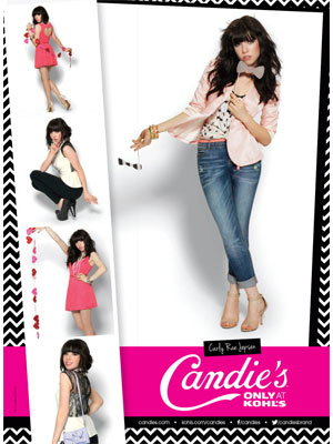Carly Rae Jepsen Candie's celebrity endorsements