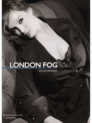 Christina Hendricks for London Fog