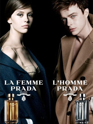 Dane DeHaan Prada celebrity fragrance ads