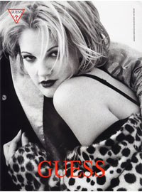 Drew Barrymore, Guess Clothing