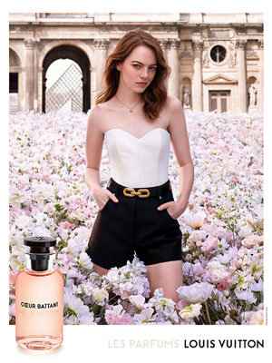 Emma Stone Louis Vuitton perfume ad