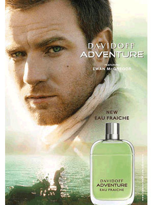 Ewan McGregor Davidoff Adventure celebrity endorsements