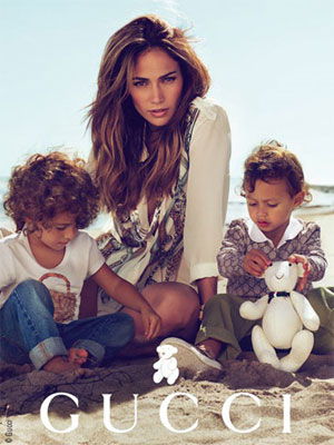 Jennifer Lopez for Gucci children's collection