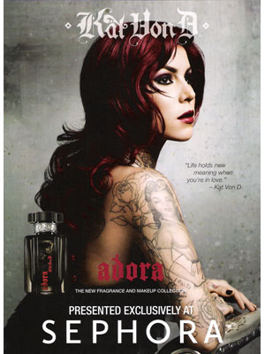 Kat Von D for Adora Fragrance and Cosmetics