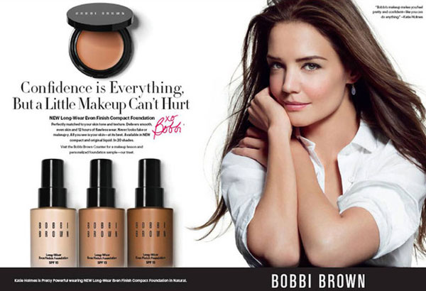 Katie Holmes 2013 Bobbi Brown Cosmetics