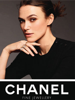 Keira Knightley Chanel Coco Crush Jewelry