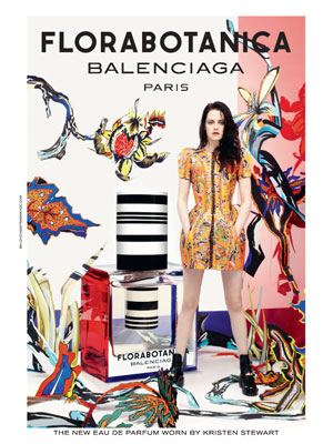 Kristen Stewart Balenciaga Florabotanica celebrity endorsement ads