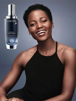 Lupita Nyong'o Lancome Beauty Ad