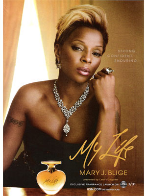 Mary J. Blige for My Life Fragrance, Glamour