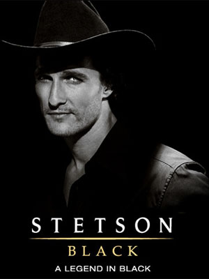 Matthew McConaughey for Stetson Black cologne