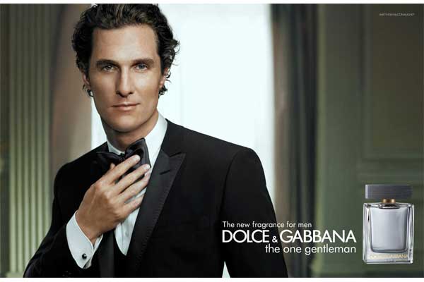Matthew McConaughey for Dolce & Gabbana The One Gentleman