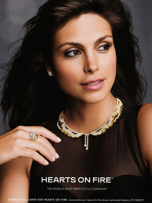 Morena Baccarin Hearts on Fire fashion endorsement ads