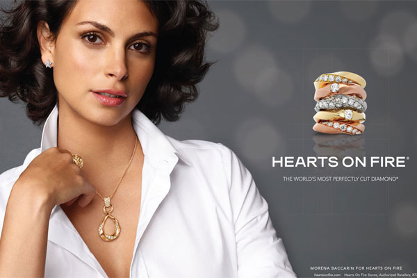 Morena Baccarin Hearts on Fire celebrity endorsement ads