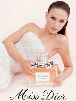 Natalie Portman Miss Dior perfume celebrity endorsements