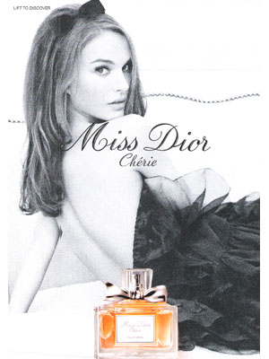 Natalie Portman Dior fragrances celebrity endorsements