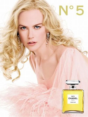 Nicole Kidman Chanel No 5 fragrances celebrity endorsements
