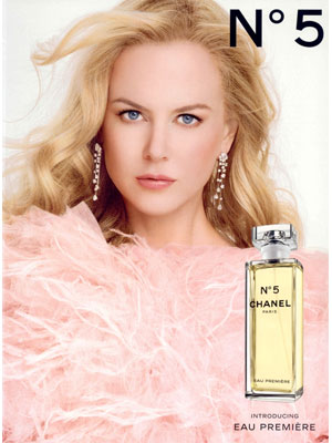 Nicole Kidman Chanel No 5 fragrances celebrity endorsements