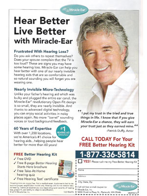 Patrick Duffy for Miracle Ear