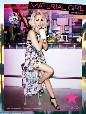 Rita Ora for Material Girl