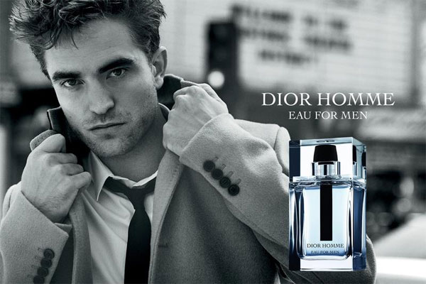 Robert Pattinson Dior Homme Eau Ad
