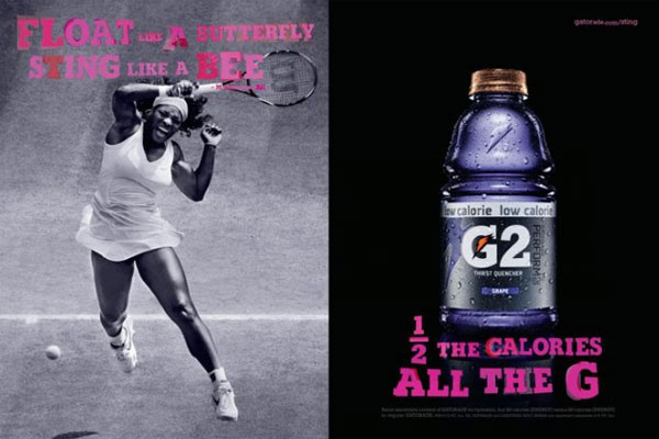 Serena Williams for Gatorade