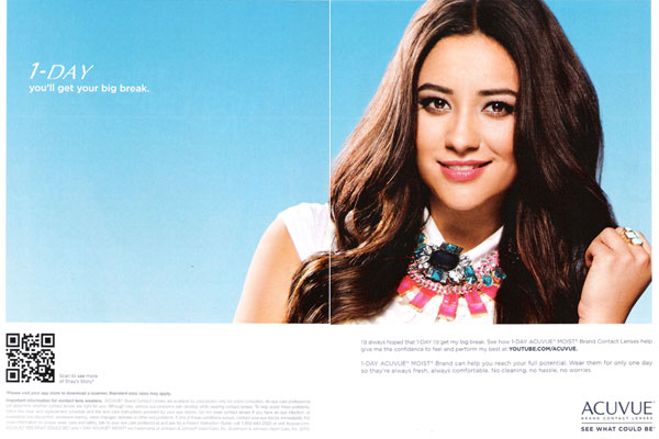 Shay Mitchell for Acuvue 1 Day