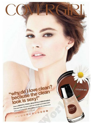 Sofia Vergara CoverGirl 2012 celebrity endorsement ads