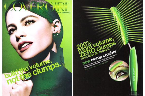 Sofia Vergara CoverGirl Clump Crusher mascara celebrity endorsements