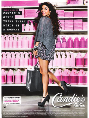 Vanessa Hudgens for Candie's fashions