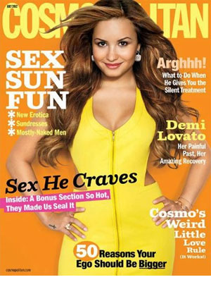 Demi Lovato Cosmopolitan Magazine July 2012