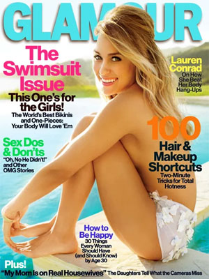 Lauren Conrad Glamour Magazine May 2012