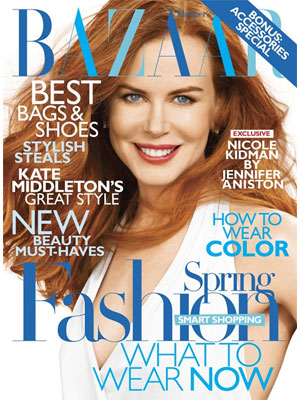Nicole Kidman Harper's Bazaar Magazine February 2011