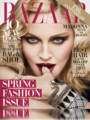 Madonna Harper's Bazaar Magazine February 2017