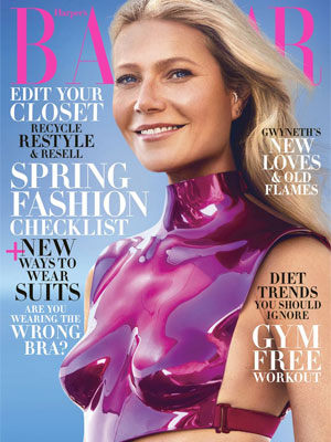 Gwyneth Paltrow Harper's Bazaar Magazine February 2020