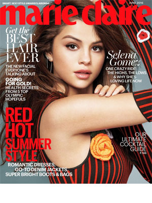 Selena Gomez Marie Claire Magazine June 2016