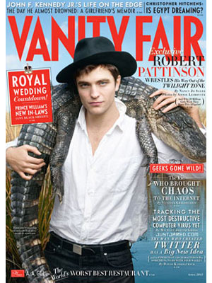 Robert Pattinson Vanity Fair April 2011